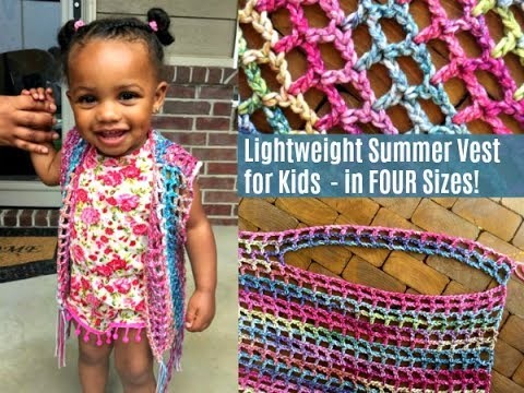 How to Crochet a Lightweight Summer Vest Crochet Pattern