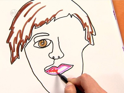 How to Draw an Abstract Self-Portrait: Fun Art Project for Kids and Adults