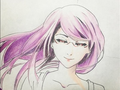 How to draw Rize Kamishiro (Tokyo Ghoul)