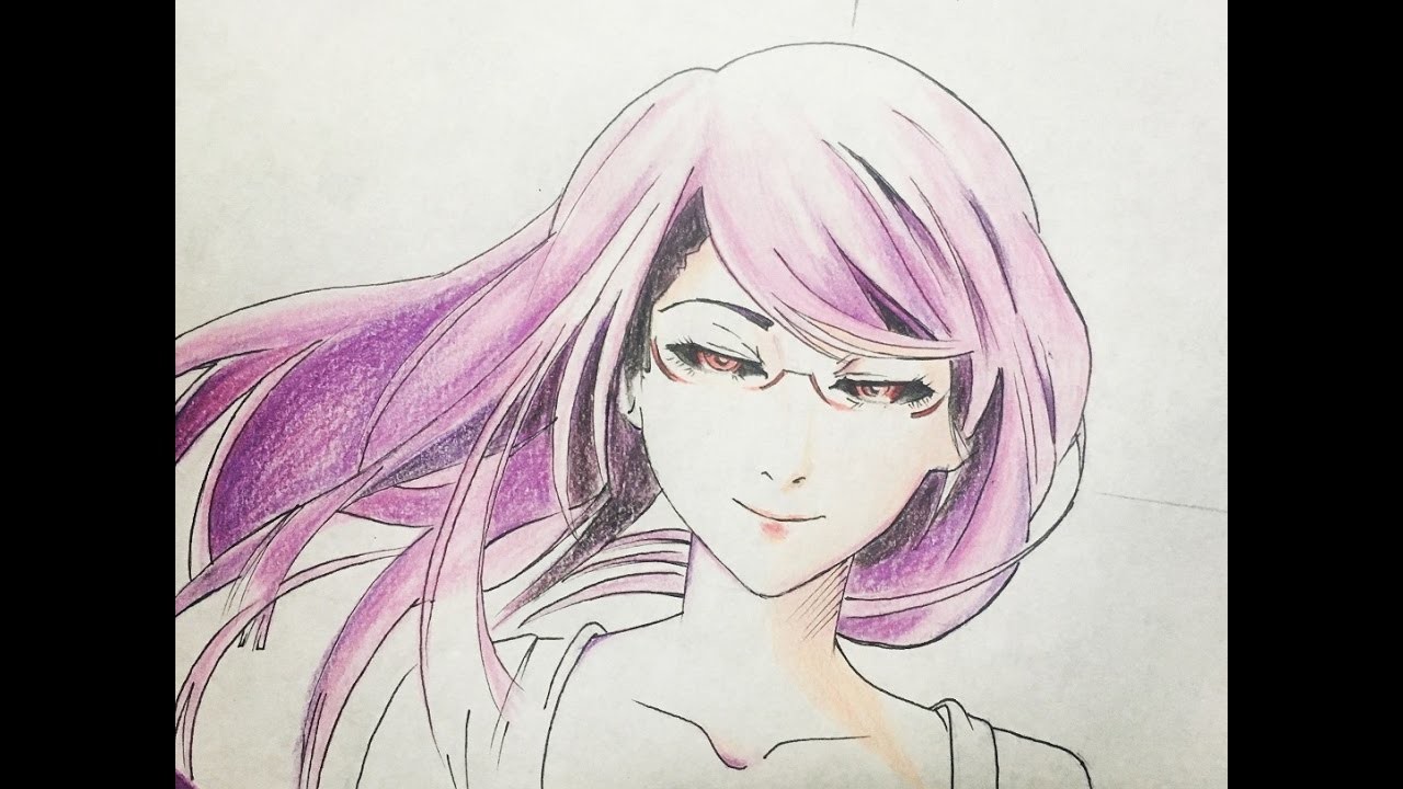 How To Draw Rize Kamishiro Tokyo Ghoul