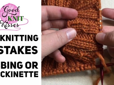 How to Fix Knitting Mistakes on Ribbing or Stockinette