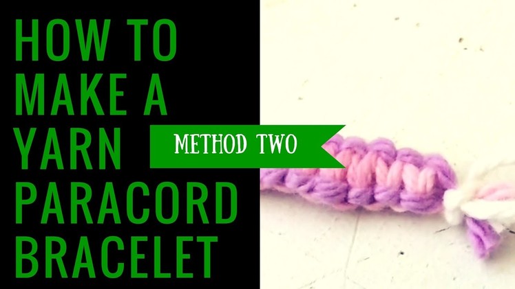 How to Make a Yarn "Paracord Keychain" Method 2