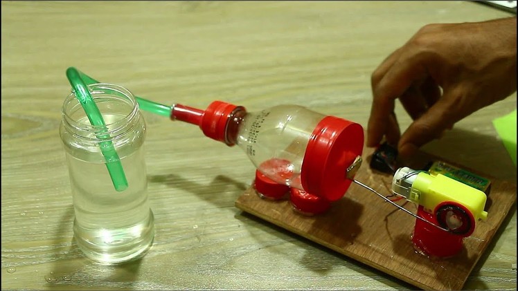 How to make air compressor at home using plastic bottle