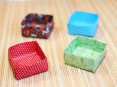 How to make an origami gift box วิธีพับกล่อง