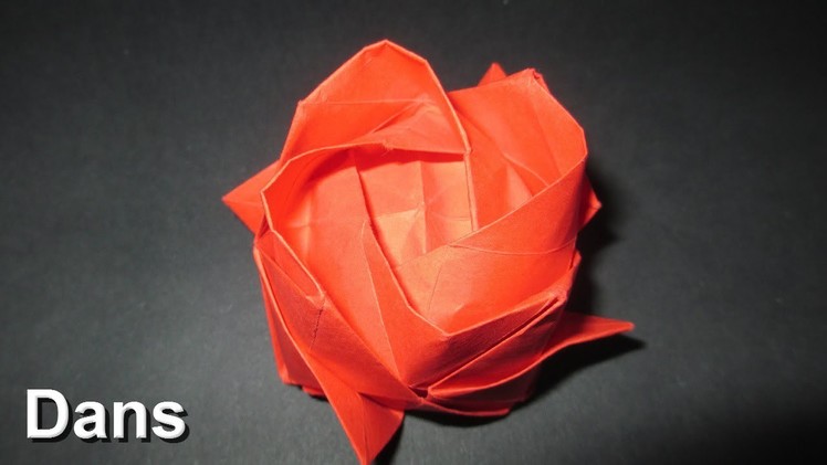 How To Make an Origami Rose Complete instructions