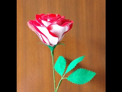 How to make Paper Flower Tudor Rose \ Osiria Rose (flower # 172)