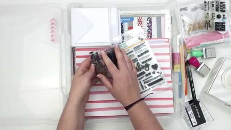 How To Travel With Scrapbook Supplies