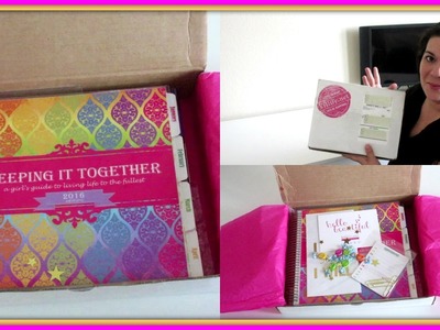 Keeping It Together (KIT) 2016 Daily Planner *Unboxing And Review*