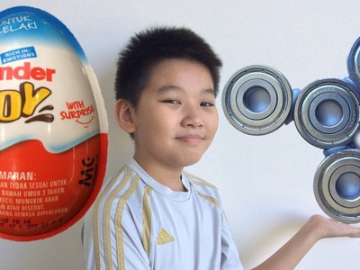 Kinder Joy Surprise Egg Unboxing Ep39 + Diy Fidget Spinner