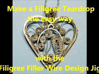 Make a Filigree Teardrop the easy way