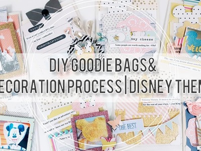 Mini Goodie Bags Decoration Process | Pt. 2 | Disney Themed