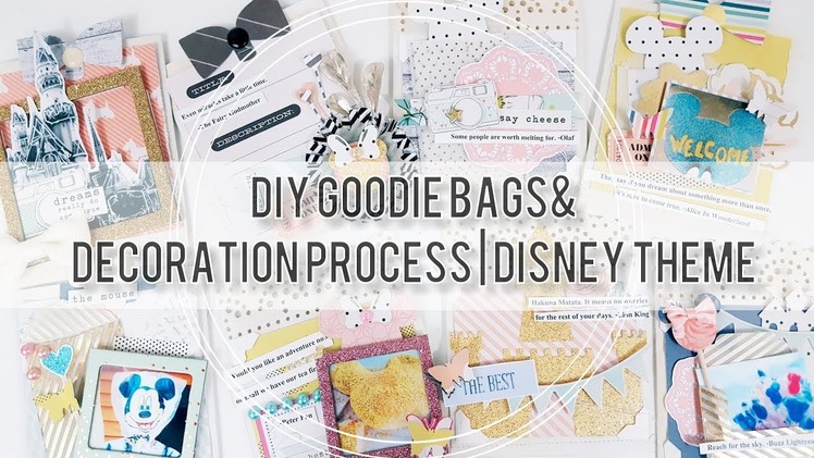 Mini Goodie Bags Decoration Process | Pt. 2 | Disney Themed