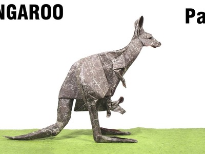 Origami Kangaroo tutorial (Gen Hagiwara) Part 1 折り紙 カンガルー  оригами кенгуру canguro