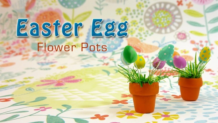 Pinxi Studio Miniature Easter Egg Flower Pot