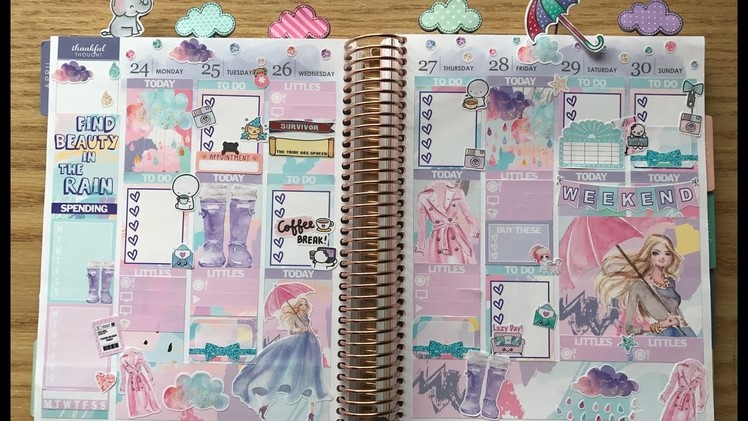 Plan with Me feat Glam Planner (Erin Condren - No White Space)