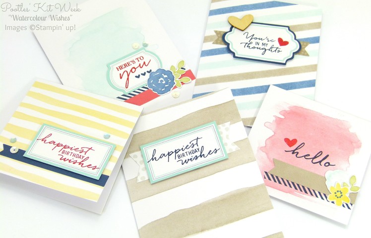 Pootles Kit Week Thoughts & Tips   Watercolour Wishes Card Kit
