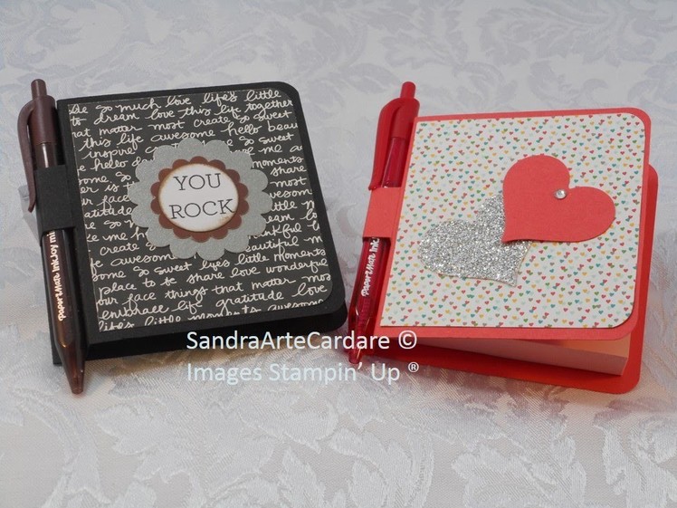 POST IT NOTE PAD GIFT IDEAS - SandraR UK Stampin' Up! Demonstrator Independent