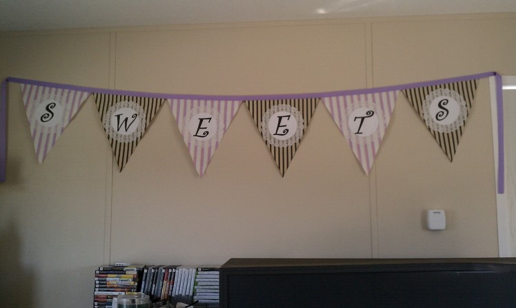 Quick and Easy No Sew Banner