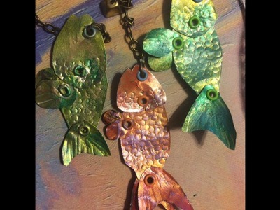 Recycled Pop Can Fish Charms