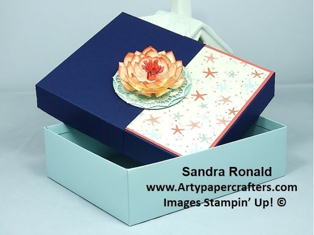 Reinforced Box for Sietie to hold 10 Cards  -  SandraR Stampin' Up! Demonstrator Independent