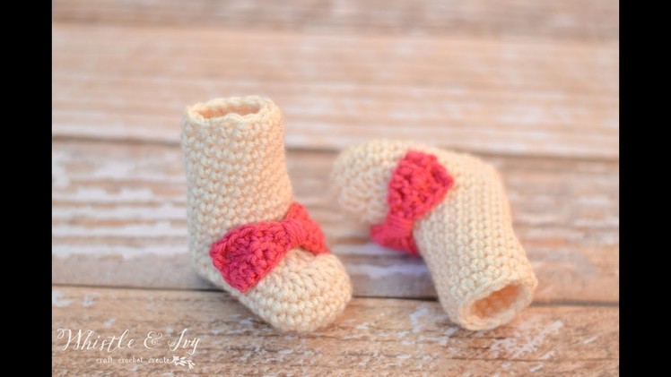 Simple Newborn Booties