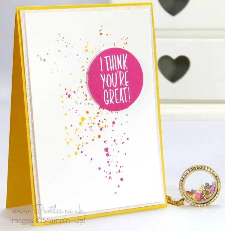 South Hill Designs & Stampin' Up! Sunday Crazy Summer Colour Locket and Card