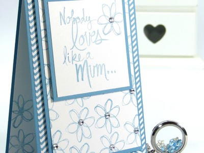 South Hill Designs & Stampin' Up! Sunday Mother's Day Card and Locket Tutorial