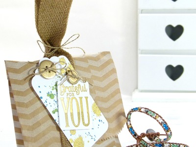 South Hill & Stampin Up Sunday Crystal Wrap Packaging Tutorial