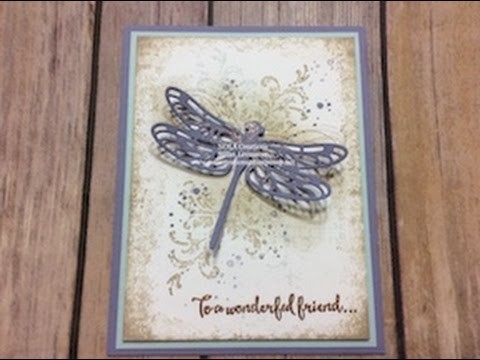 Stampin' Up! Dragonfly Dreams Technique Card