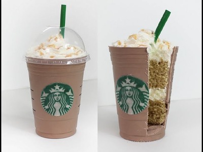 Starbucks Grande Caramel Frappuccino Cake Tutorial