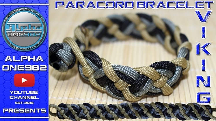 VIKING Paracord Bracelet How To Make EPIC