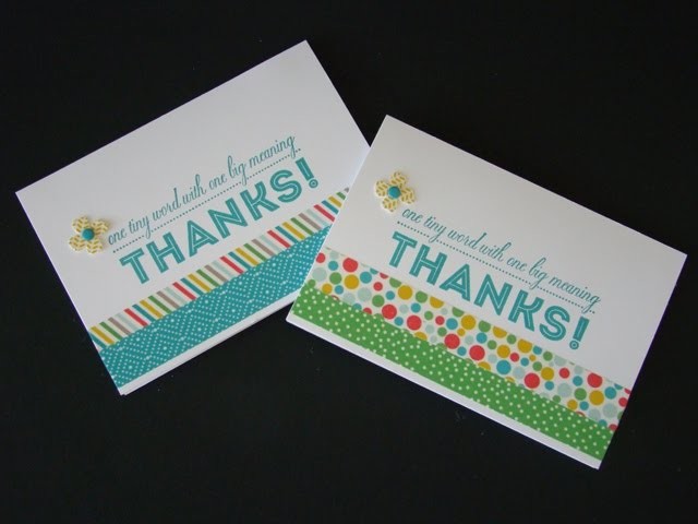 Washi Tape Note Cards