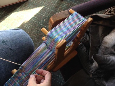 Weaving on an Inkle Loom!