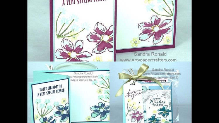 Z-FOLD CARD (Prettily Wrapped) - SandraR Stampin' Up! Demonstrator Independent