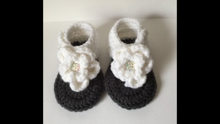0-3 Month Flower Sandals | Video Tutorial - Step by Step Directions