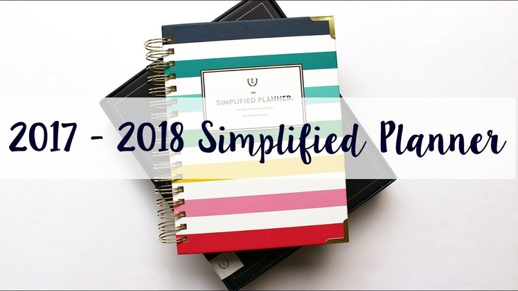 2017 - 2018 Simplified Planner by Emily Ley | Unboxing
