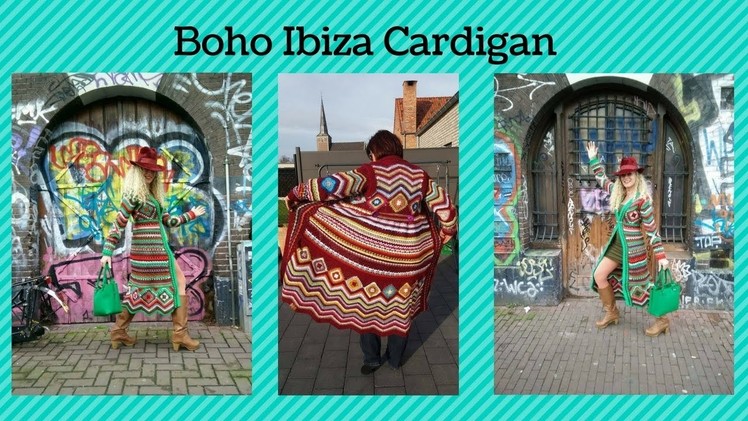 Boho Ibiza Cardigan part 4 - 2