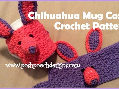 Chihuahua Mug Cozy Crochet Pattern