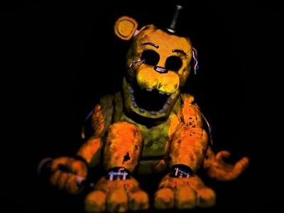 Clay fnaf. withered golden freddy