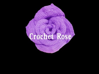 กุหลาบ crochet rose petal A