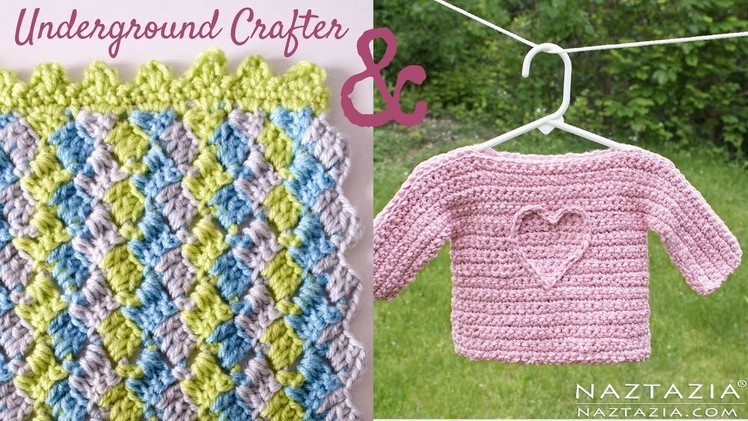 Crosshatch Stitch Baby Blanket - COLLAB with Naztazia - Crochet for Charity