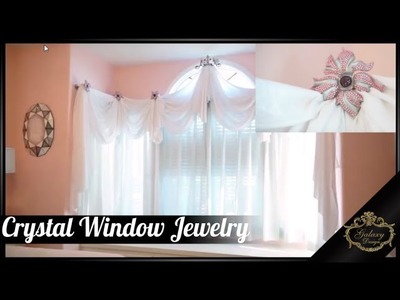 Crystal Window Jewelry - Dazzling Drapery Hardware with Bling | Galaxy Design Video #157