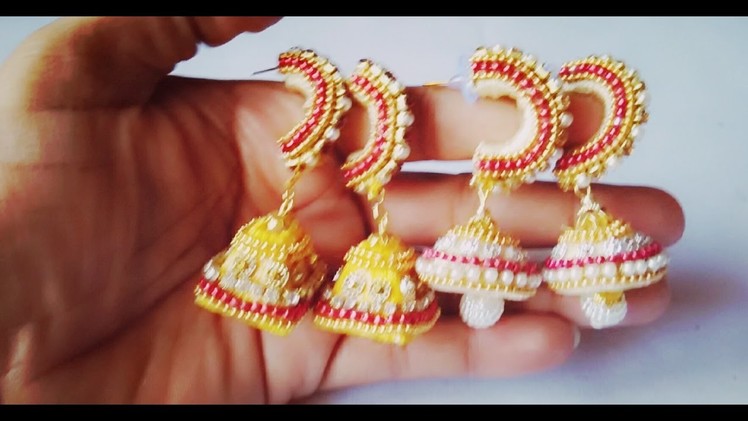 Different ideas in jhumkas making | Different style of jhumkas
