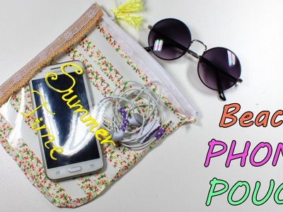 DIY Beach Phone Case | Cute Phone Pouch