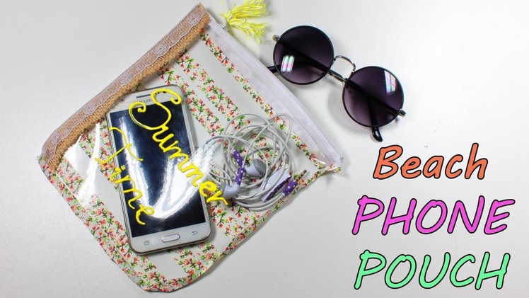DIY Beach Phone Case | Cute Phone Pouch