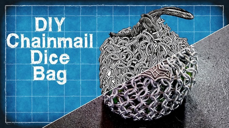 DIY Chainmail Dice Bag - Beginners Chainmail Tutorial - DIY with Cly Ep. 8