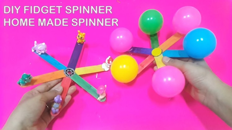 DIY Fidget Spinner How to Make Fidget Spinner at Home Fidget Spinner with Balls