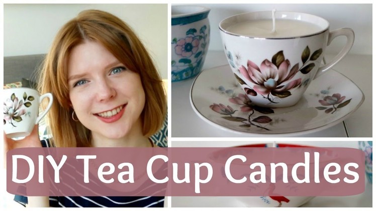 DIY: How to Make Tea Cup Candles