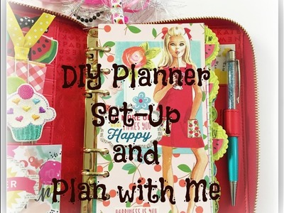DIY Planner Set Up and Plan with Me KIKKI Personal Planner