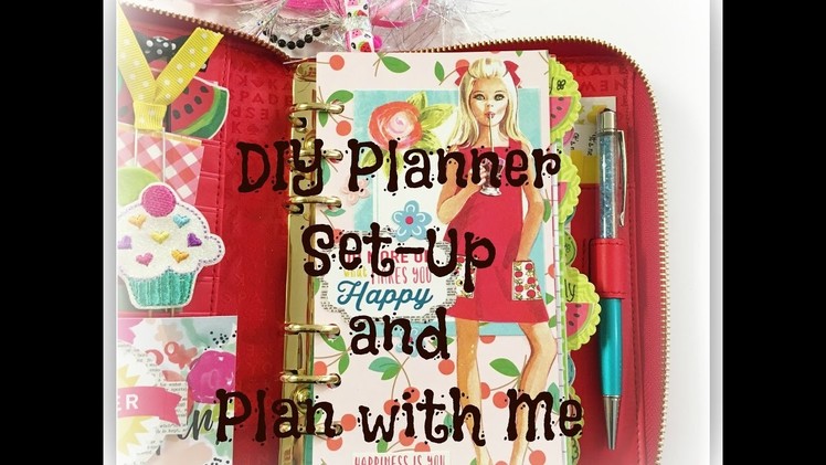 DIY Planner Set Up and Plan with Me KIKKI Personal Planner